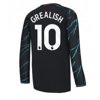 Manchester City Jack Grealish #10 Tretí futbalový dres 2023-24 Dlhy Rukáv